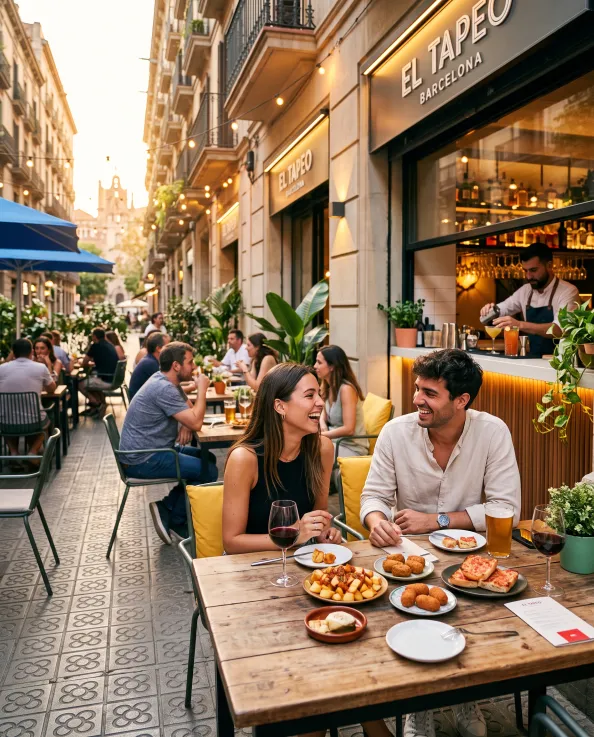 Restaurante moderno con presencia digital optimizada